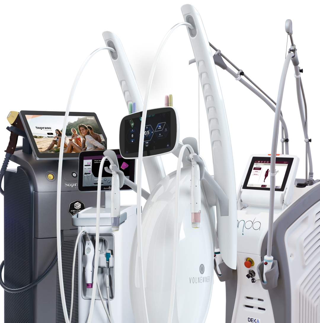 ภาพบนมือถือแนะนำโปรแกรมซิเนอร์จีของ Volnewmer ร่วมกับ Thermage, Titanium และ ONDA